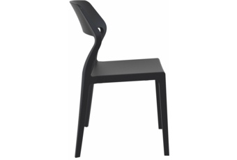 Krzesło Siesta Snow - czarne z polipropylenu Krzesło Siesta Snow Black