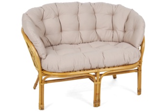 Meble ogrodowe rattanowe Bahama Honey / Cream 3+1