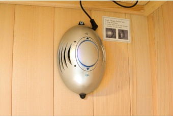 Sauna infrared Nordum Solea 3-osobowa biała - z panelami solnymi Sauna infrared Nordum Solea 3-osobowa biała