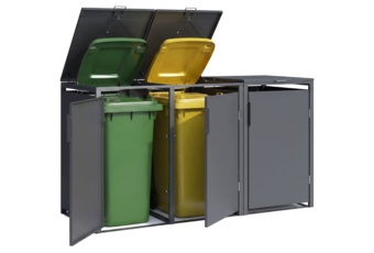 Zabudowa kosza śmietnikowego TOP BOX Basic 3 x 240 l