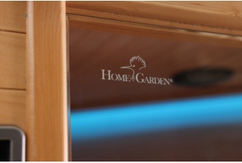 Sauna infrared narożna Nordum Basic D 2-osobowa naturalna