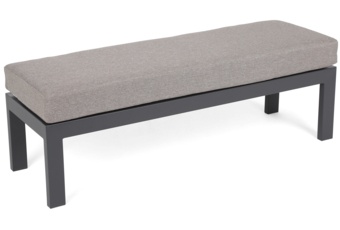 Narożne meble ogrodowe aluminiowe Galapagos Grey / Taupe