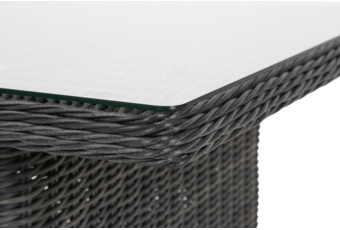 Narożny zestaw mebli ogrodowych prawy California Grey / Grey Melange