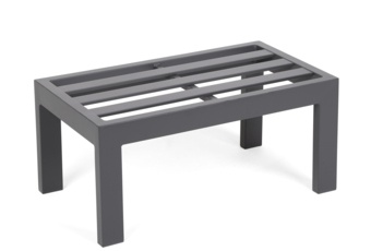 Narożne meble ogrodowe aluminiowe Galapagos Grey / Taupe