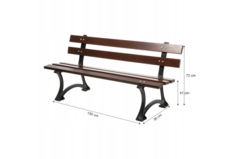 Ławka żeliwna Baster Juno