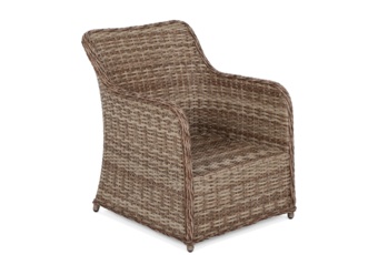 Narożny zestaw mebli ogrodowych Bergamo Ginger / Brown Melange