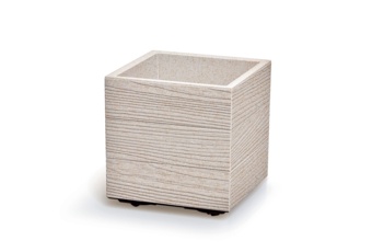 Donica ogrodowa Madera Square Eco Wood Eco White 31 l