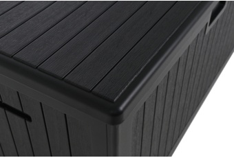 Skrzynia ogrodowa wzmocniona Gotland 567 l Black