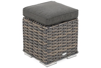 Narożny zestaw mebli ogrodowych Foggia Silk Grey / Grey Melange - szary - z technorattanu Narożny zestaw mebli ogrodowych Foggia Silk Grey / Grey Melange