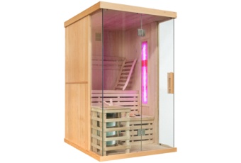 Sauna fińska EN2S Natural z panelami solnymi powystawowa