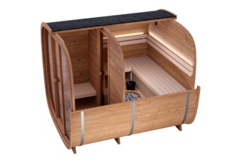 Sauna fińska zewnętrzna Leil® Saunas Dice Dual 4-osobowa