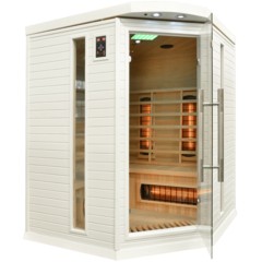 Sauna infrared narożna DH3C White z koloroterapią