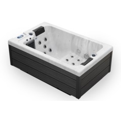 Wanna ogrodowa z hydromasażem Aquess Ellora 1201 2-osobowa poekspozycyjna