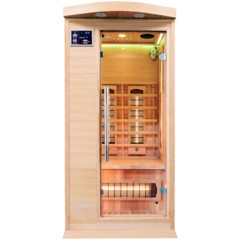 Sauna infrared DH1S Natural z panelami solnymi