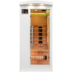 Sauna infrared DH1S White z panelami solnymi