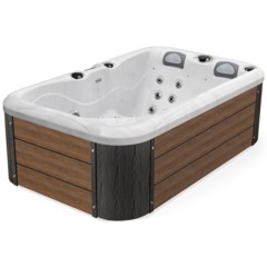 Wanna ogrodowa z hydromasażem Aquess Zenya 1201 Grey / Brown 3-osobowa