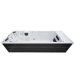 Basen ogrodowy z przeciwprądem i hydromasażem Hanscraft Freya 650 x 230 cm