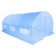 Tunel foliowy 250 x 500 cm (12,5 m2) stelaż + folia niebieska