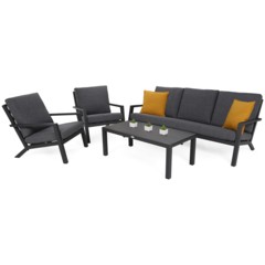 Meble ogrodowe aluminiowe Boston Dark Grey / Grey