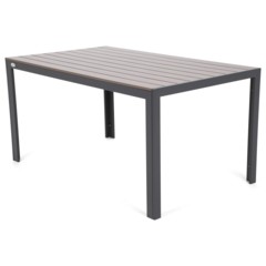 Stół ogrodowy aluminiowy Ibiza 150 cm Grey / Taupe