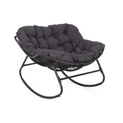 Fotel bujany Bari Grey / Grey Melange