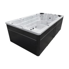 Basen ogrodowy z przeciwprądem i hydromasażem Hanscraft Thor 400 x 228 cm