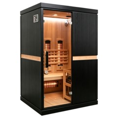 Sauna hybrydowa Nordum Combi Line 2-osobowa czarna