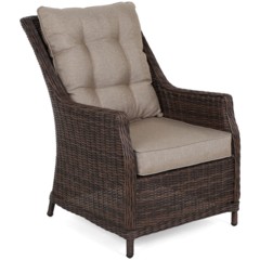 Fotel technorattanowy Alicante Brown Mat / Brown Melange
