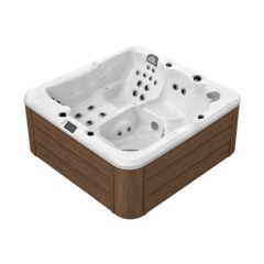 Wanna ogrodowa z hydromasażem Aquess Zenya 5102 Brown 6-osobowa