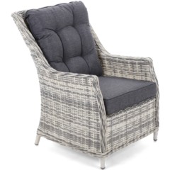 Fotel technorattanowy Alicante Light Grey / Grey Melange