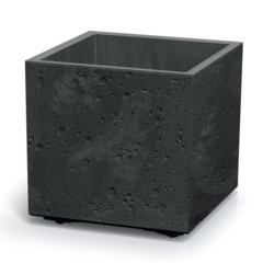 Donica ogrodowa Sierra Square Beton Effect Black Concrete 31 l