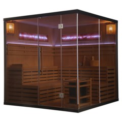 Sauna fińska Nordum Solea Edge 4-osobowa czarna