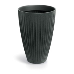 Donica ogrodowa Latia Round High Granite Graphite 47 l