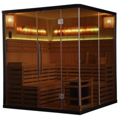 Sauna fińska Nordum Solea Edge 5-osobowa czarna