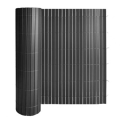 Mata PVC Regular na ogrodzenie 190 x 500 cm szara