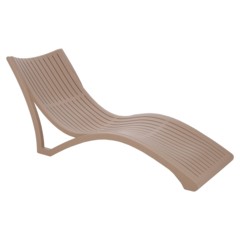 Leżak ogrodowy Portland Beige