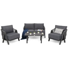 Zestaw mebli aluminiowych Werona Grey / Grey Melange