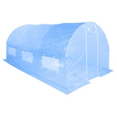 Tunel foliowy 250 x 400 cm (10 m2) stelaż + folia niebieska