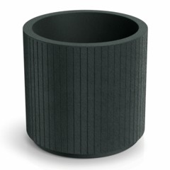 Donica ogrodowa Coro Round Charcoal 34 l
