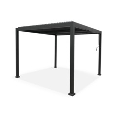 Pergola ogrodowa aluminiowa Bermeo 300 x 300 cm