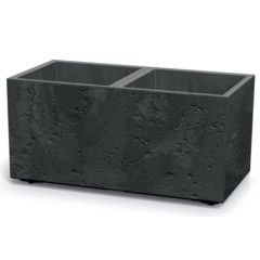 Donica ogrodowa Sierra Case Beton Effect Black Concrete 63 l