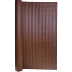 Mata PVC na ogrodzenie 200 x 500 cm jasnobrązowa