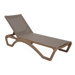 Leżak ogrodowy Monako Taupe / Taupe