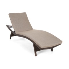 Leżanka ogrodowa Marbella Brown Mat / Brown Melange