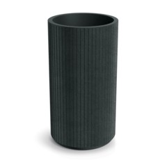 Donica ogrodowa Coro Round High Charcoal 34 l