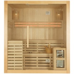 Sauna fińska EA4S Natural z panelami solnymi  4-osobowa