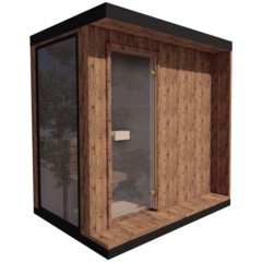 Sauna fińska zewnętrzna TerModula Mini 170 x 210 cm