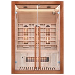 Sauna infrared Nordum Solea X 3-osobowa WiFi brązowa