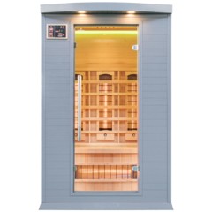 Sauna infrared DH2S Grey z panelami solnymi