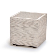Donica ogrodowa Madera Square Eco Wood Eco White 31 l